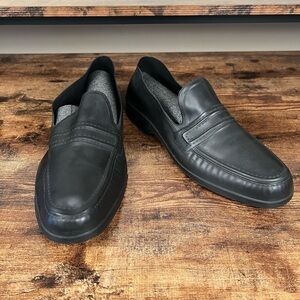 Totes Rubber Rain Shoe Covers Men's Black Dressy Loafer Made in USA‎ Large